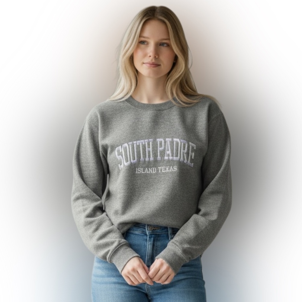 South Padre Gray Sweatshirt